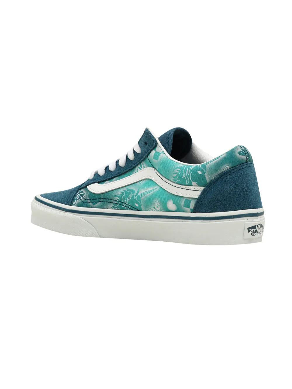 Sneakers Basse Donna Old Skool blu