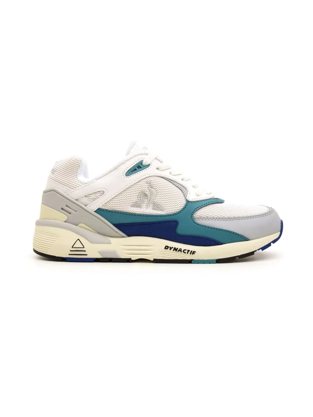 Sneakers bianche e verdi acqua da Uomo LCS R1100