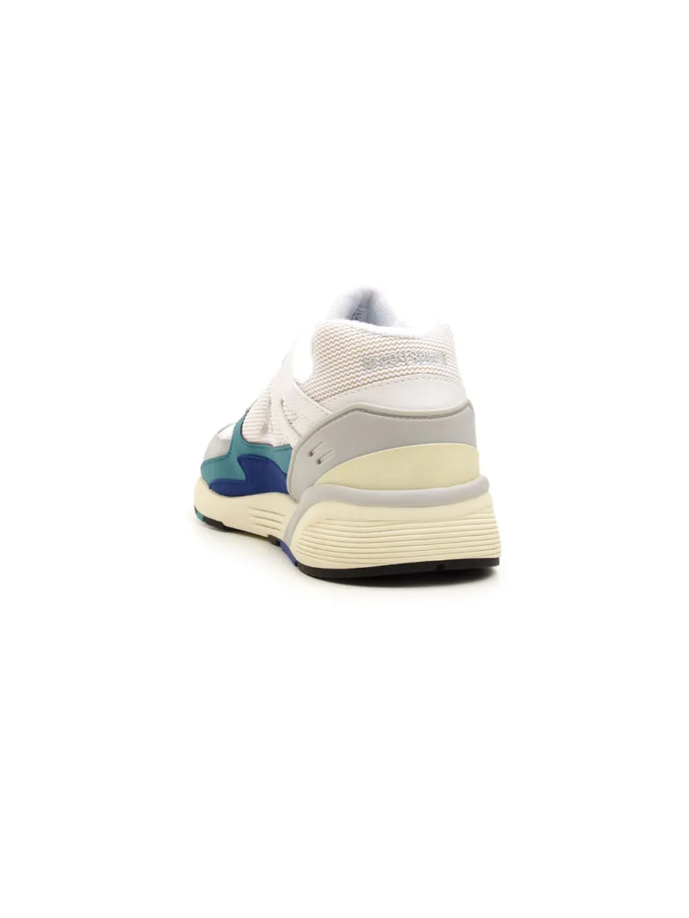 Sneakers bianche e verdi acqua da Uomo LCS R1100