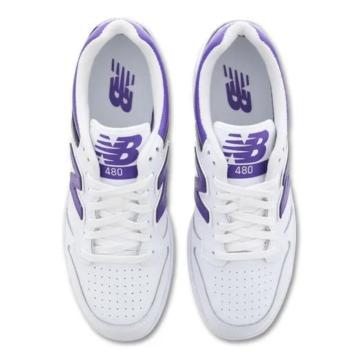 SNEAKERS Donna NEW BALANCE BB480 LPB WHITE/PURPLE