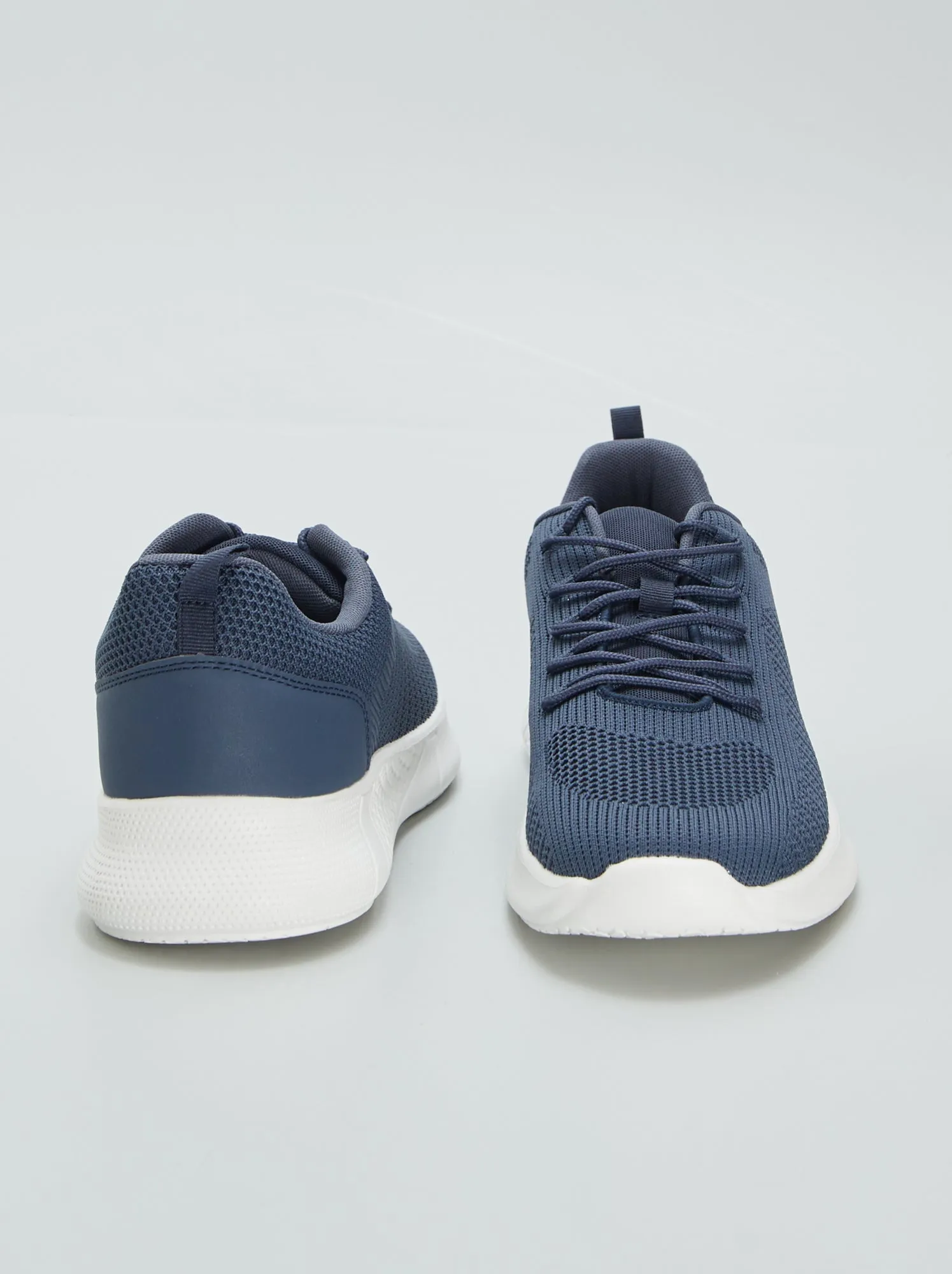 Sneakers in mesh stile running - BLU