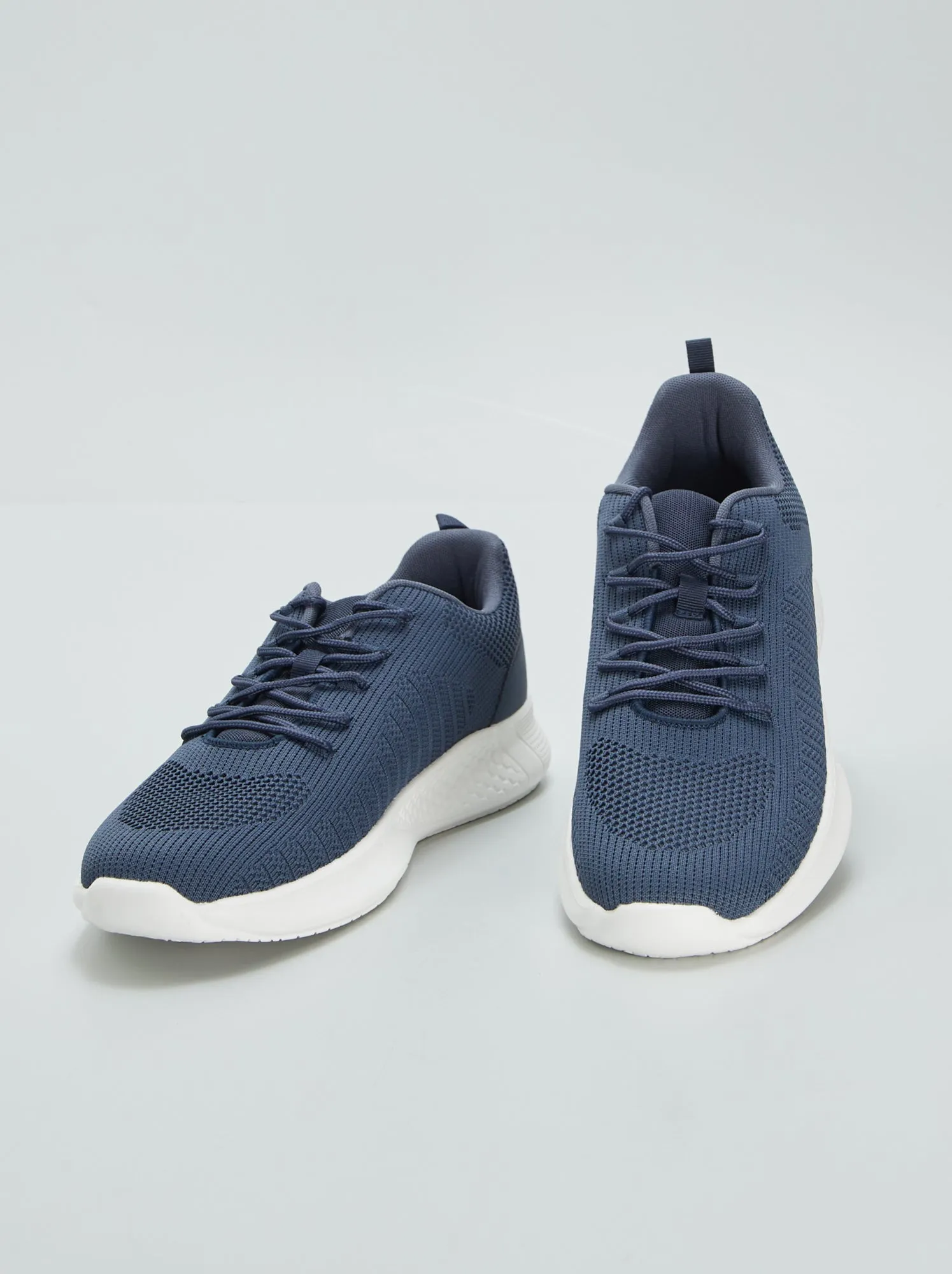 Sneakers in mesh stile running - BLU