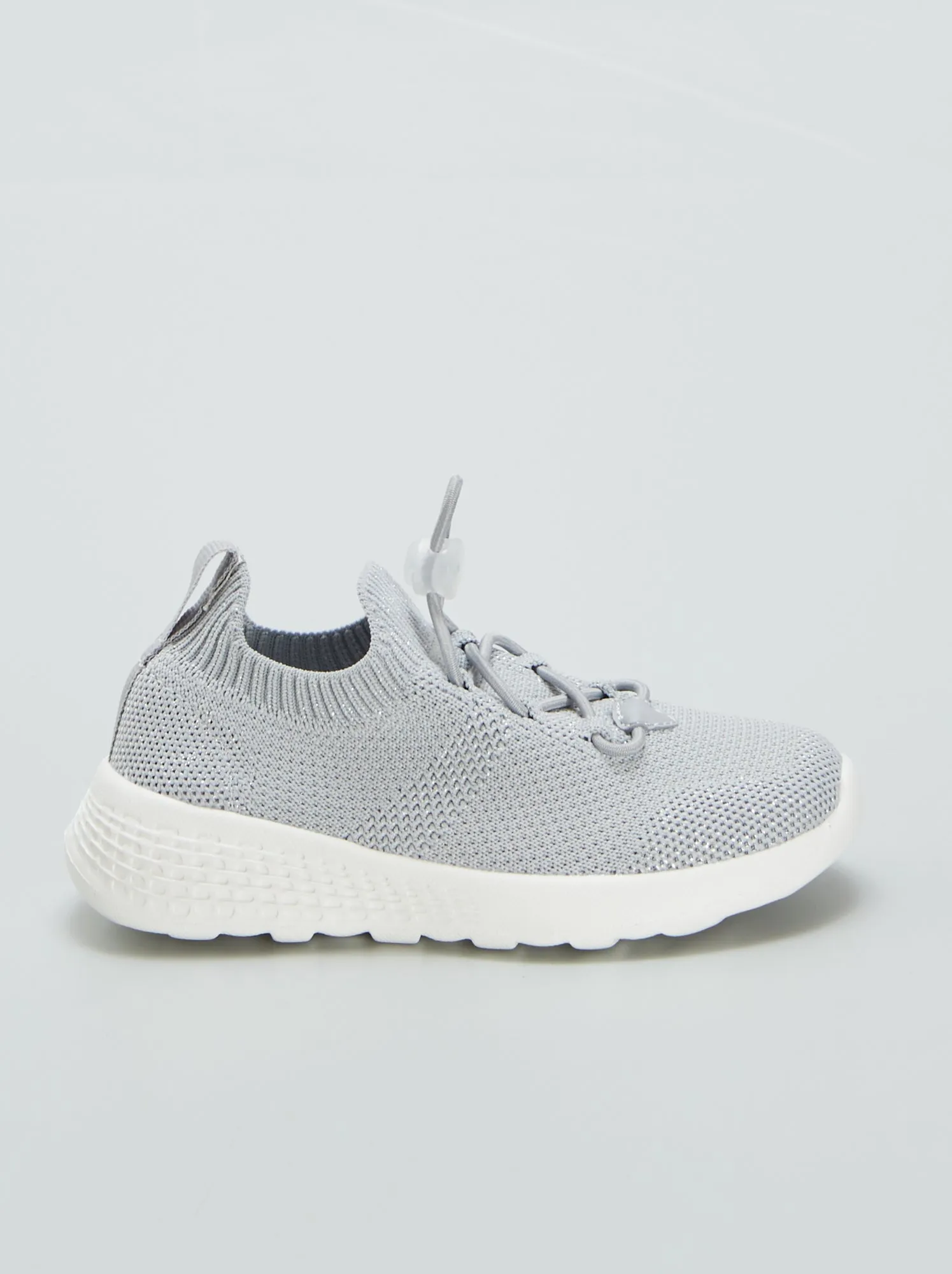Sneakers in mesh stile running - GRIGIO