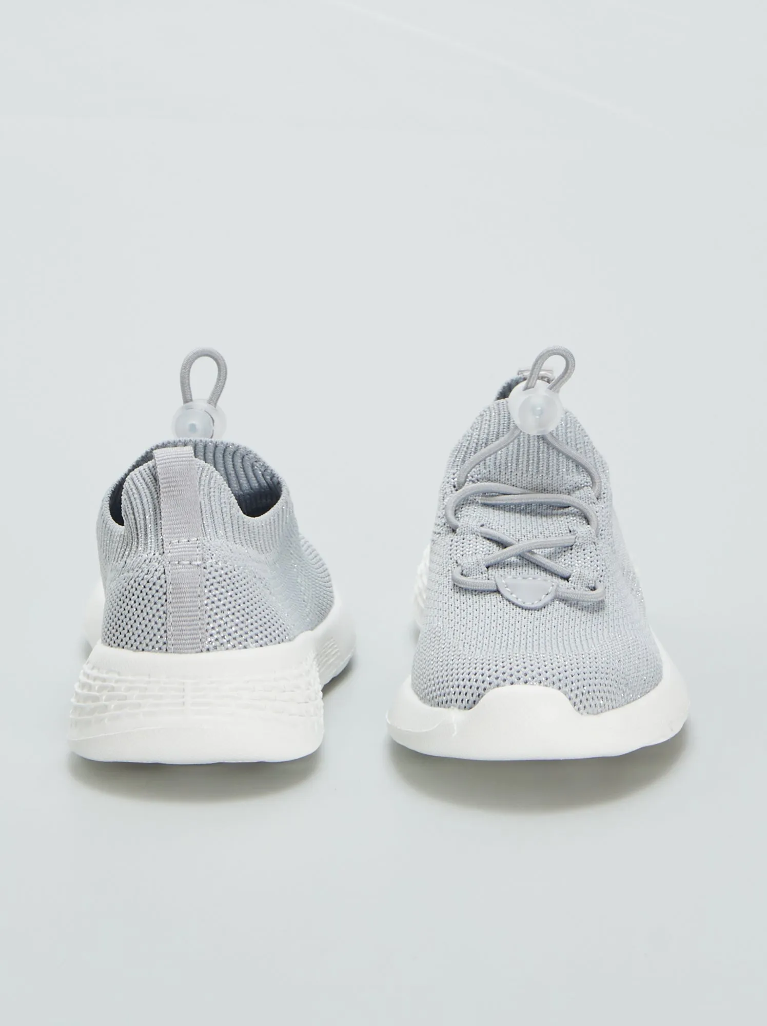 Sneakers in mesh stile running - GRIGIO