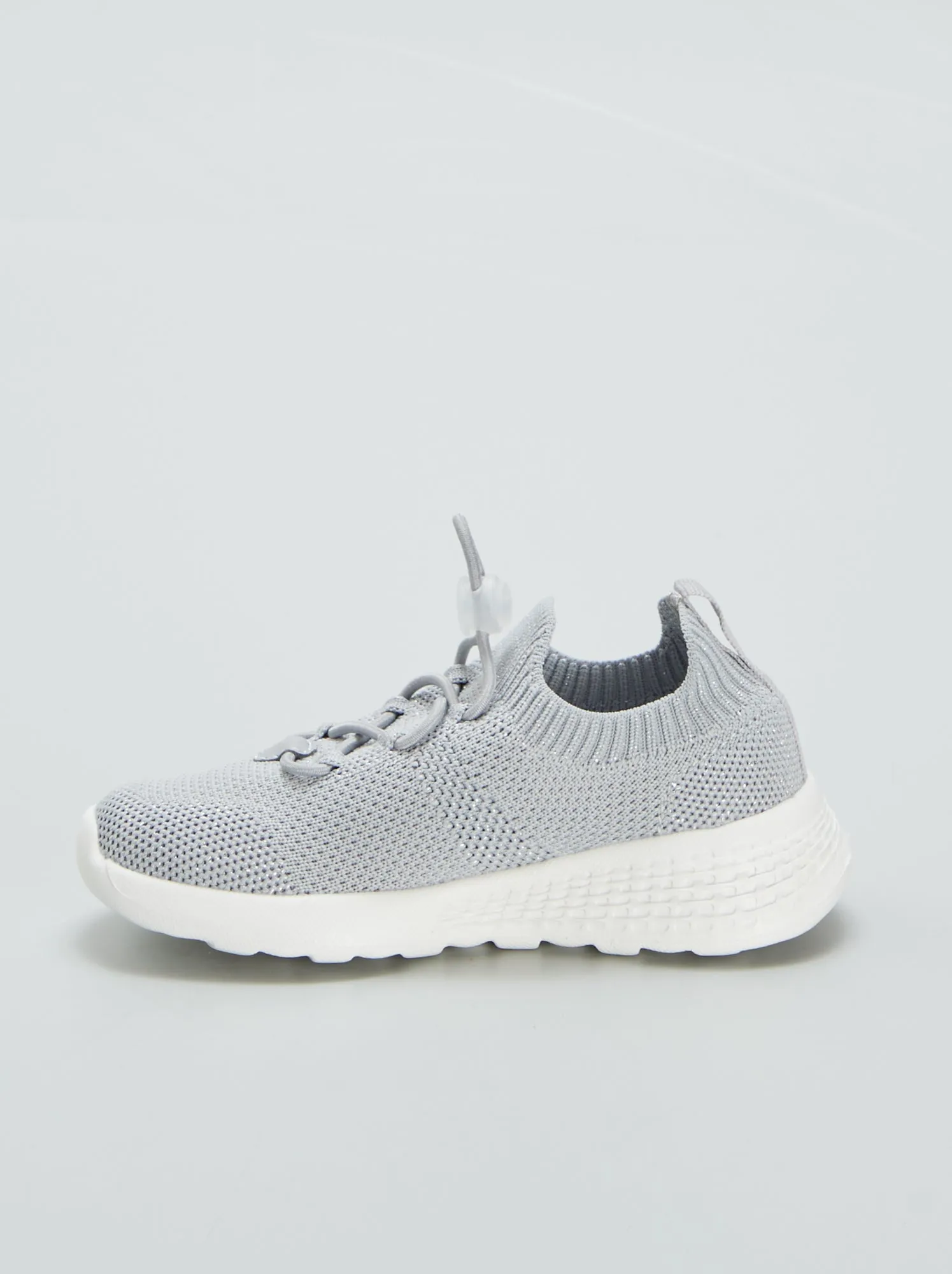 Sneakers in mesh stile running - GRIGIO