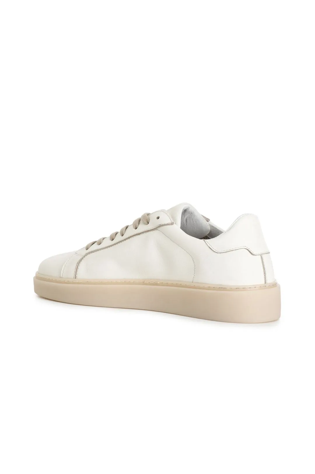 sneakers in pelle bianco