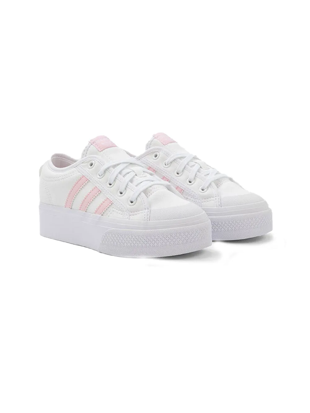 Sneakers Platform Bambino Nizza C Bianco
