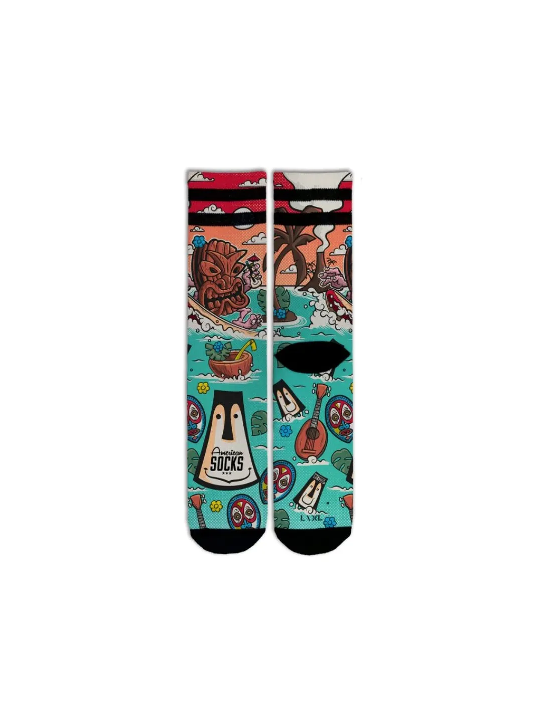 Socks americani Calzini Tiki Surf