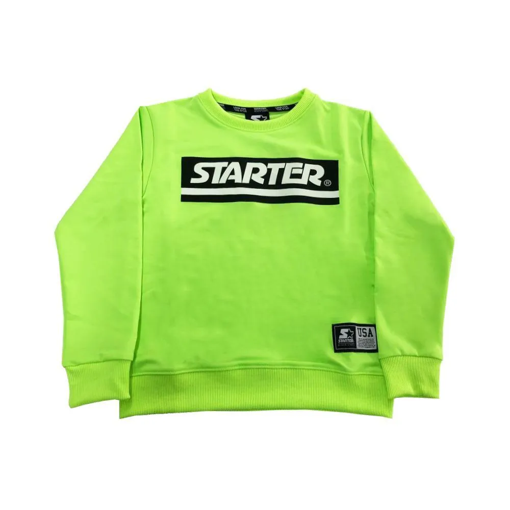  STARTER FELPA. VERDE FLUO 