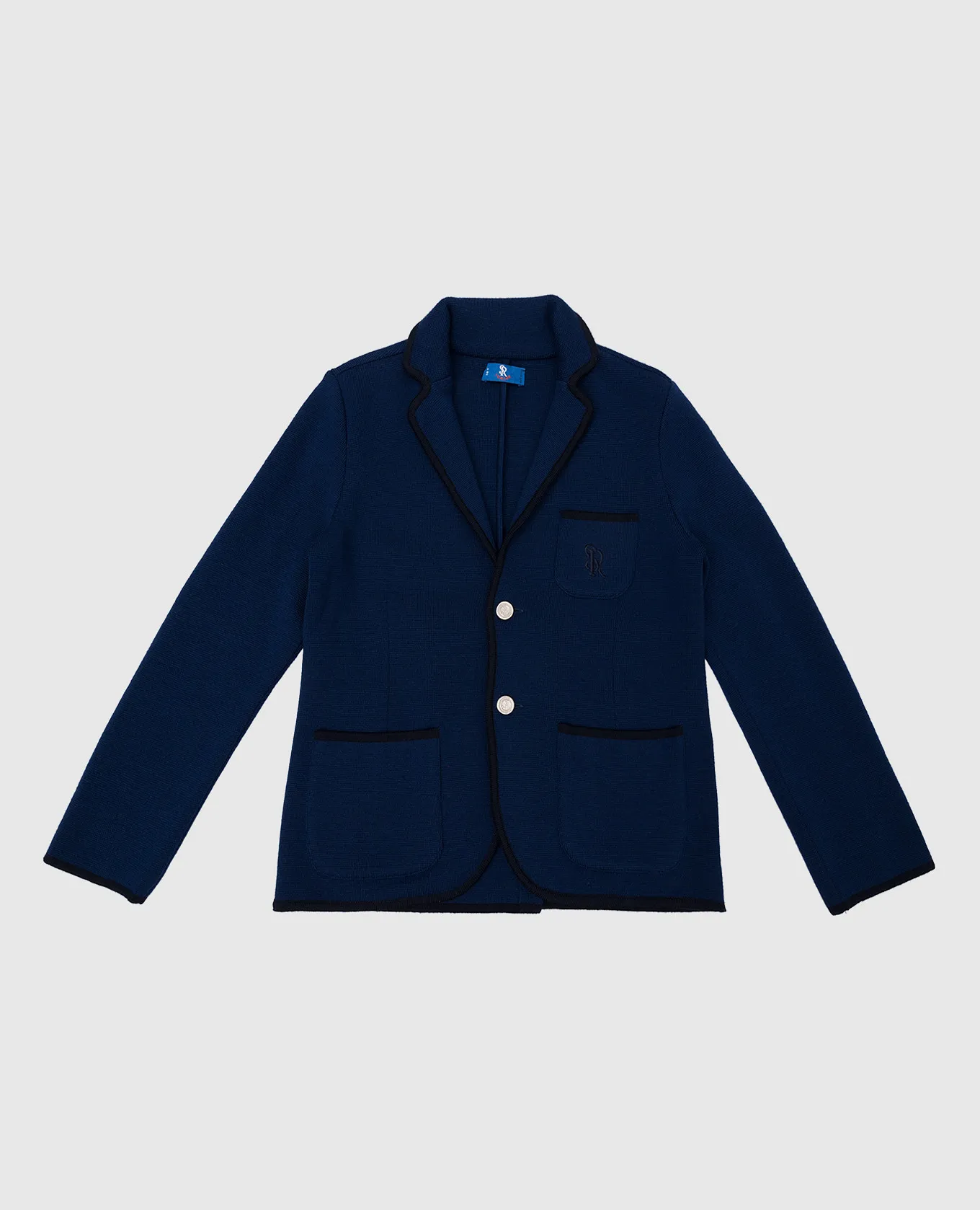 Stefano Ricci Cardigan blu per bambini realizzato in lana KY07007J02Y17403