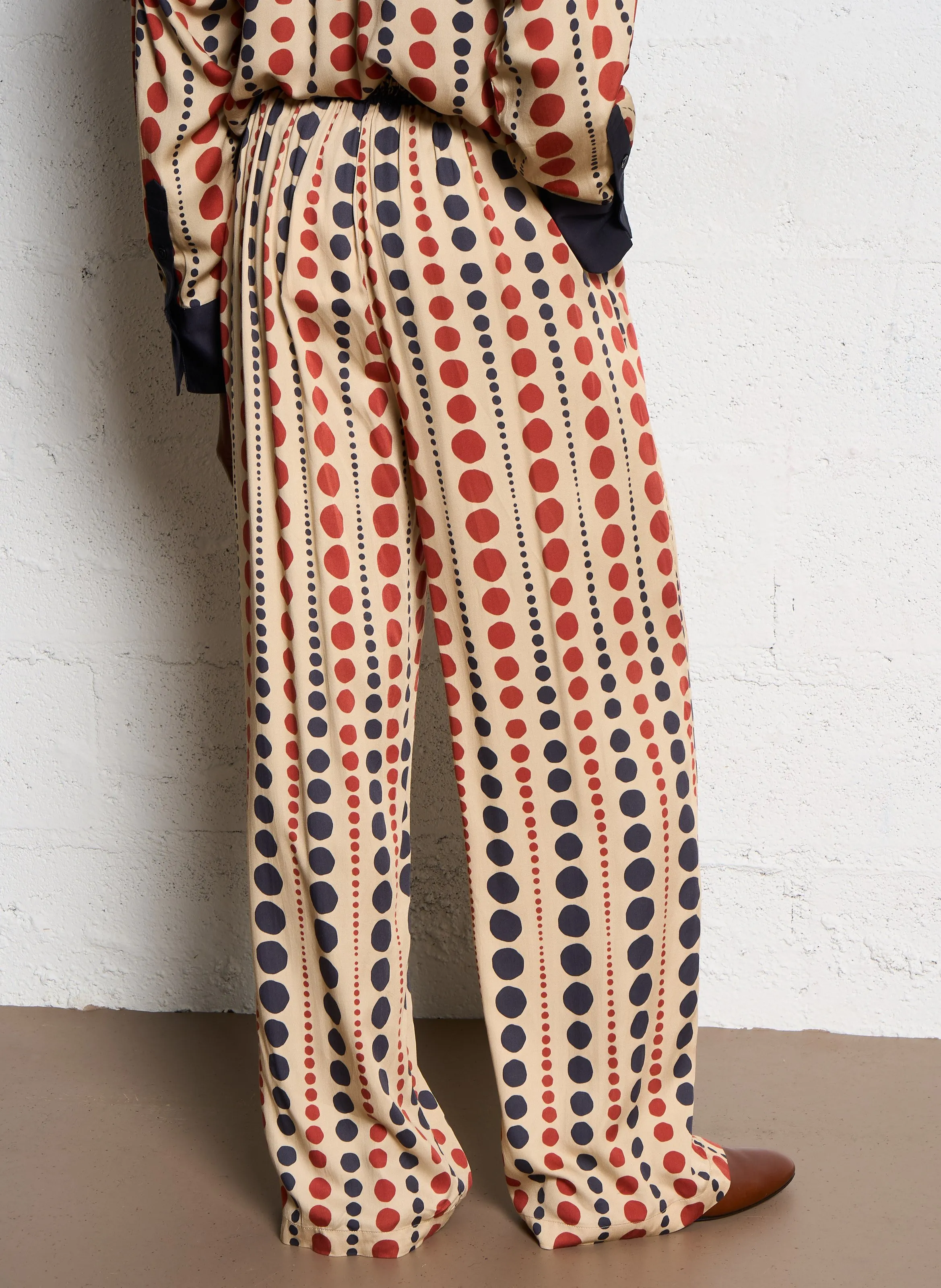  STELLA FOREST   AURELIE - Pantalone dritto stampato | Marrone