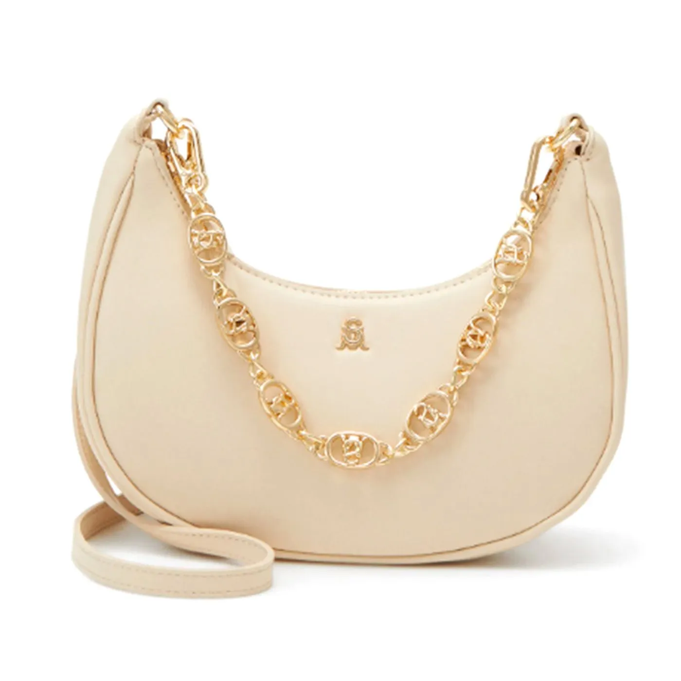 Steve Madden BWand Bone / Gold - Borsa a Tracolla Bianca    