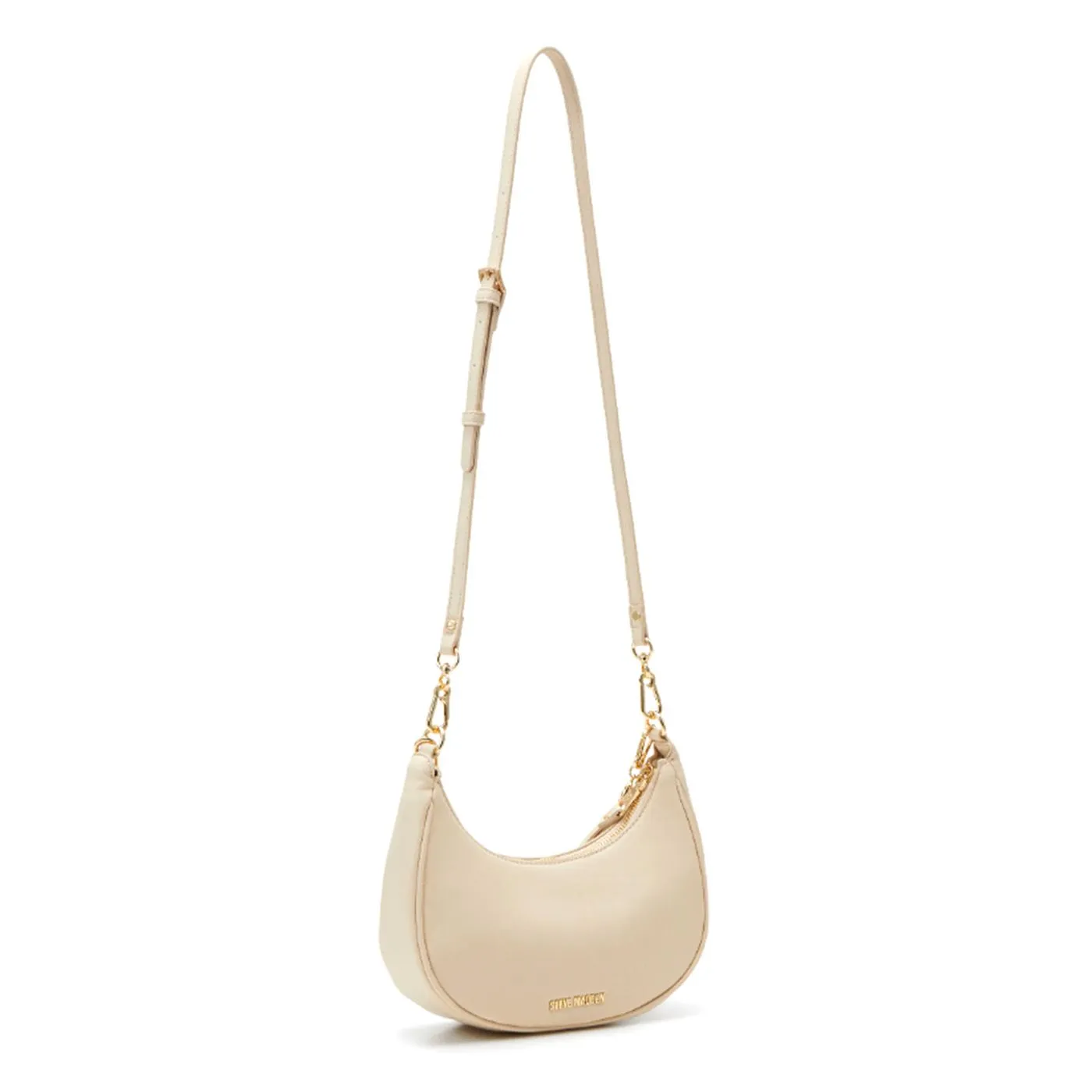Steve Madden BWand Bone / Gold - Borsa a Tracolla Bianca    