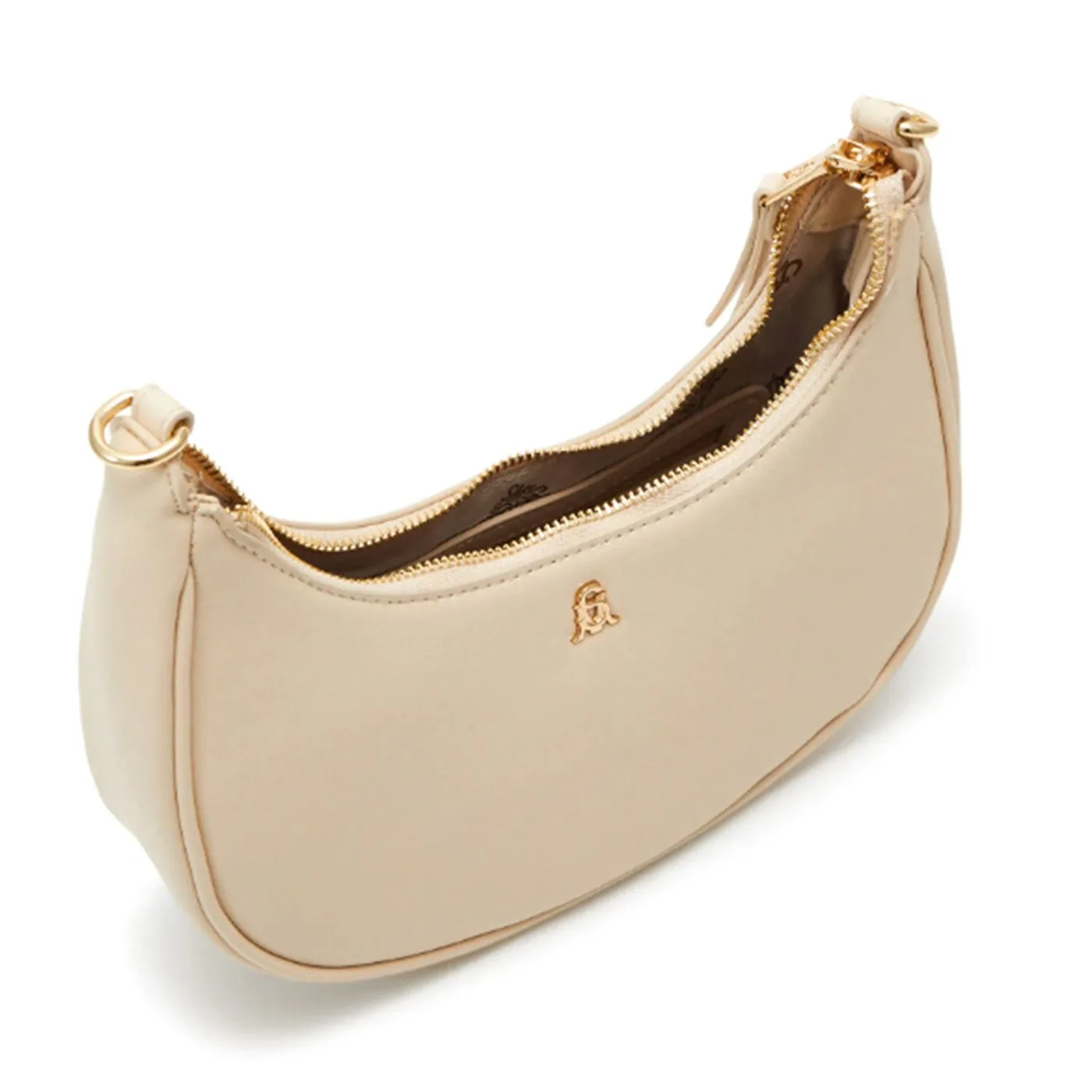 Steve Madden BWand Bone / Gold - Borsa a Tracolla Bianca    