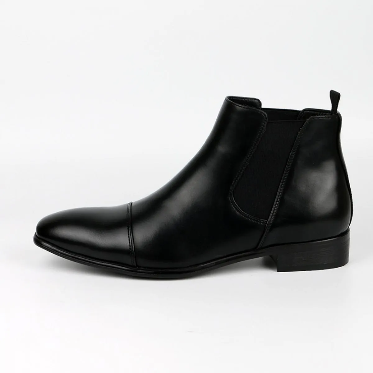 Stivaletti Chelsea retrò classici da uomo Stivaletti in pelle britannici Stivaletti casual da uomo Scarpe alte Taglie forti