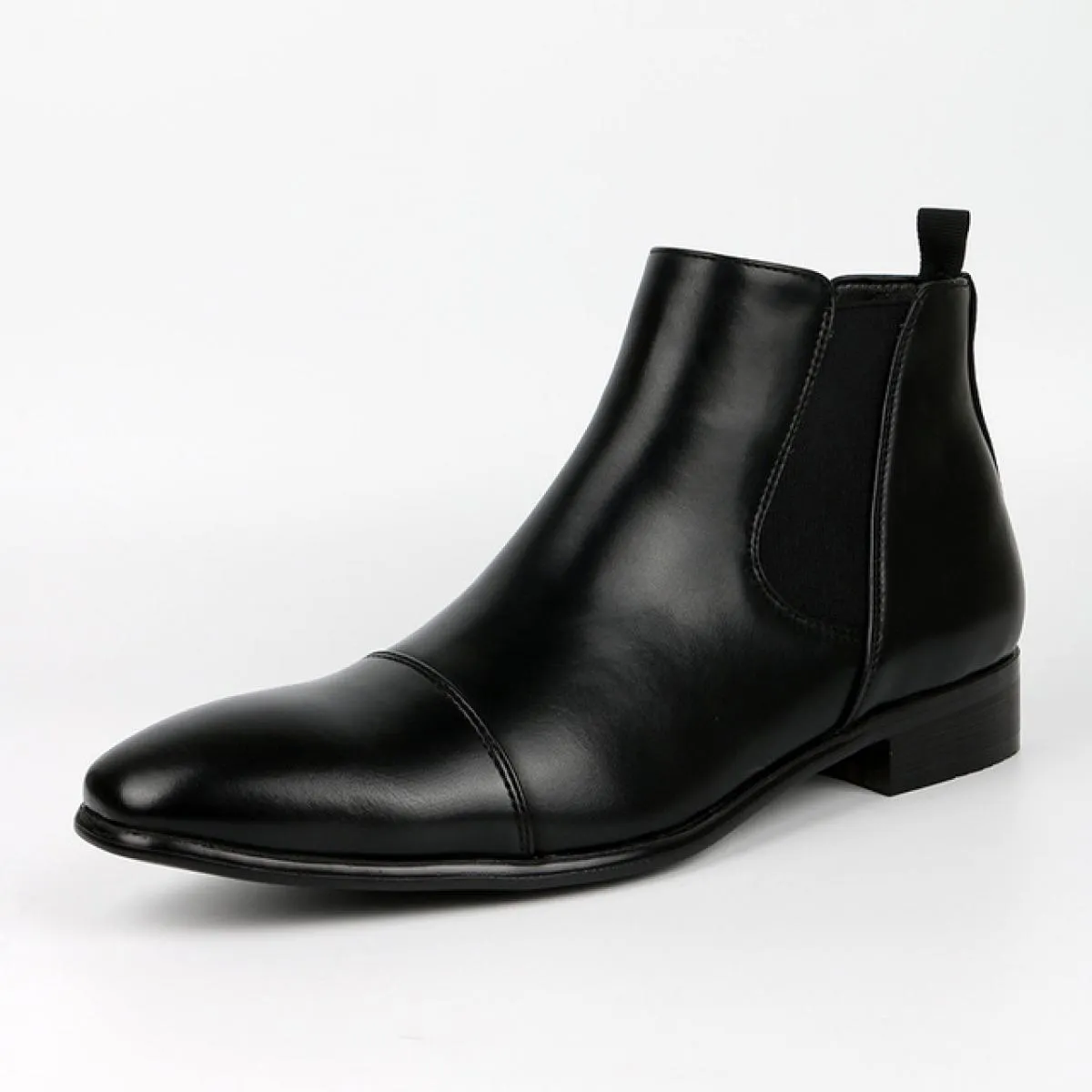 Stivaletti Chelsea retrò classici da uomo Stivaletti in pelle britannici Stivaletti casual da uomo Scarpe alte Taglie forti