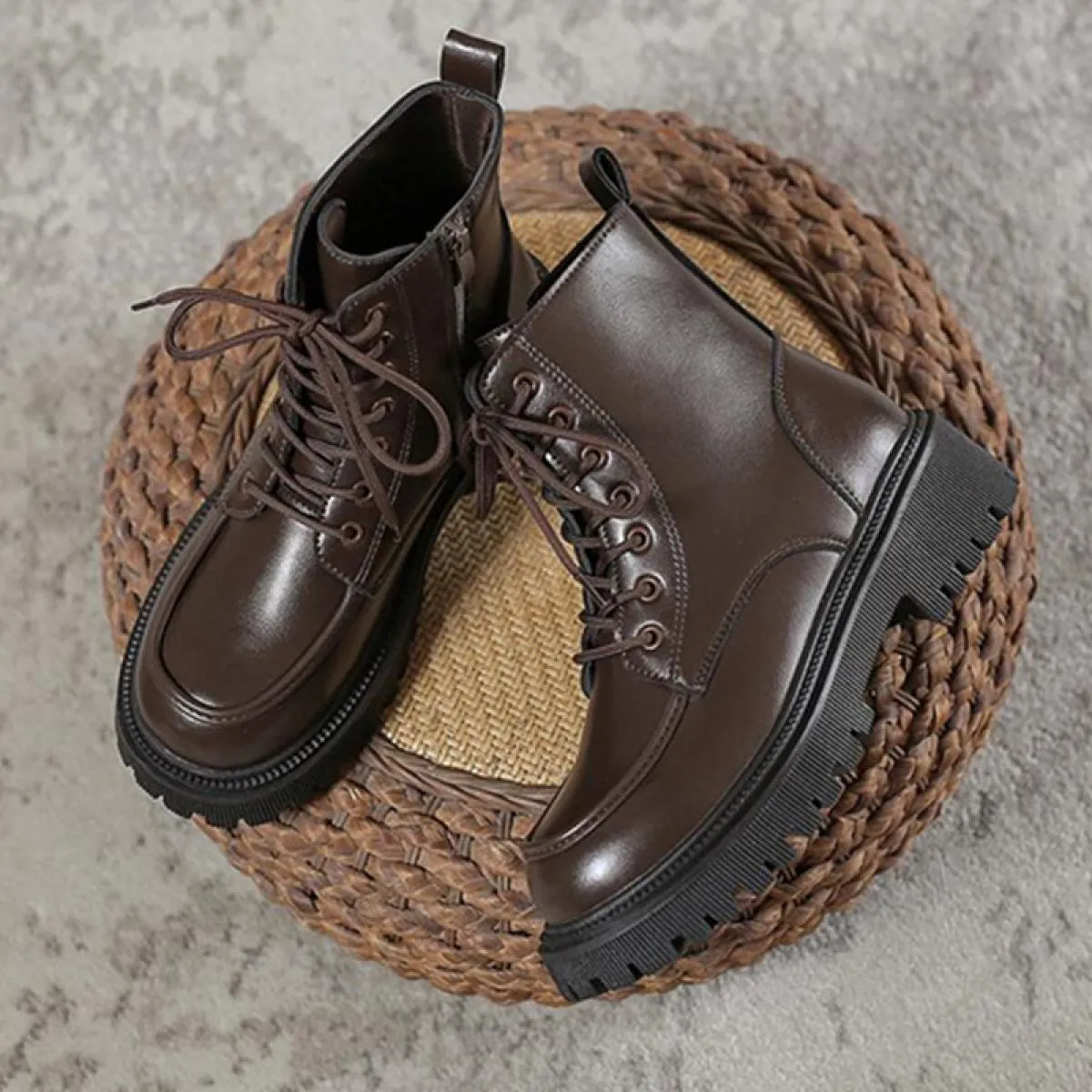 Stivaletti da donna 2023 New Fashion Stivaletti con tacco medio Piattaforma piatta Scarpe invernali firmate Stivaletti retrò sti