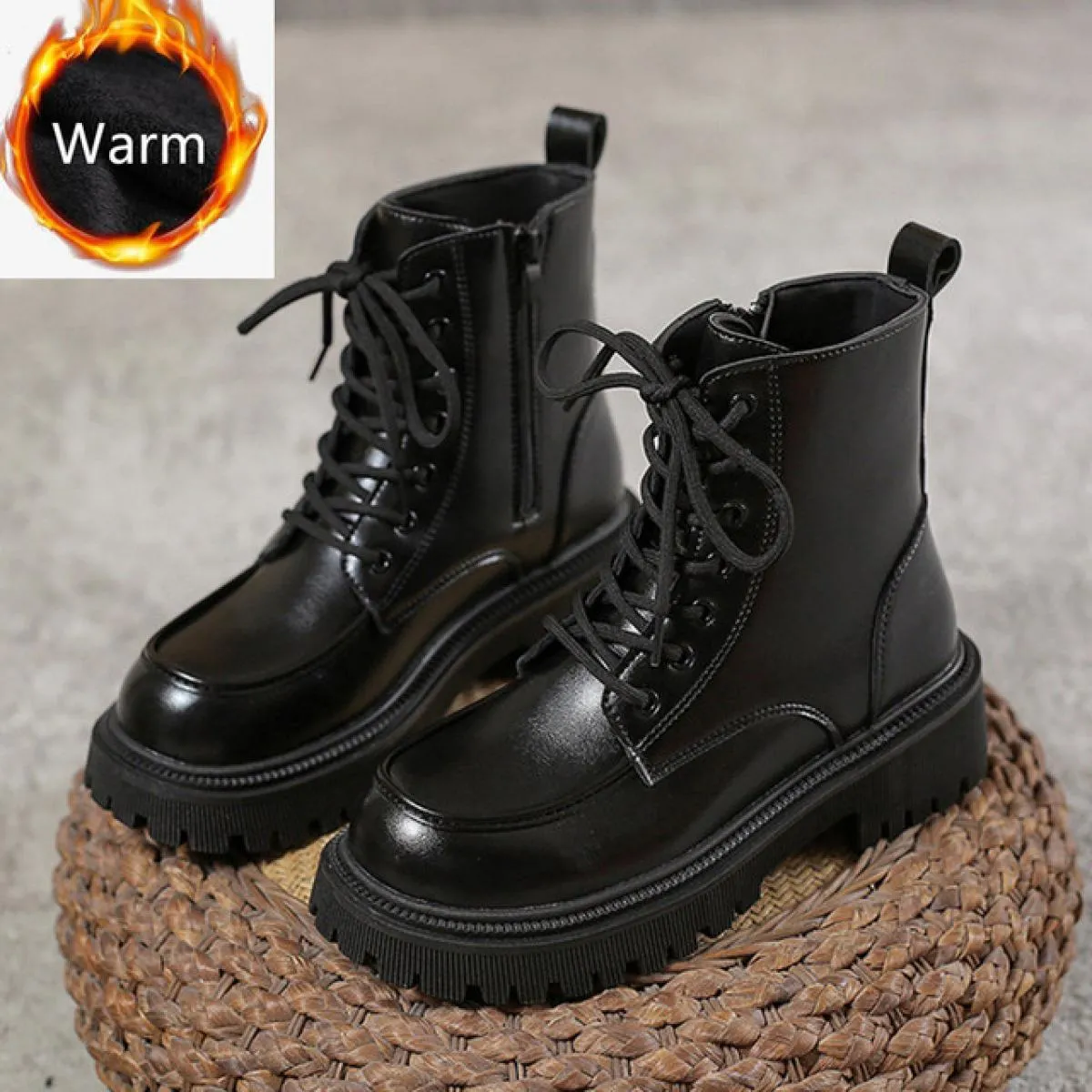 Stivaletti da donna 2023 New Fashion Stivaletti con tacco medio Piattaforma piatta Scarpe invernali firmate Stivaletti retrò sti