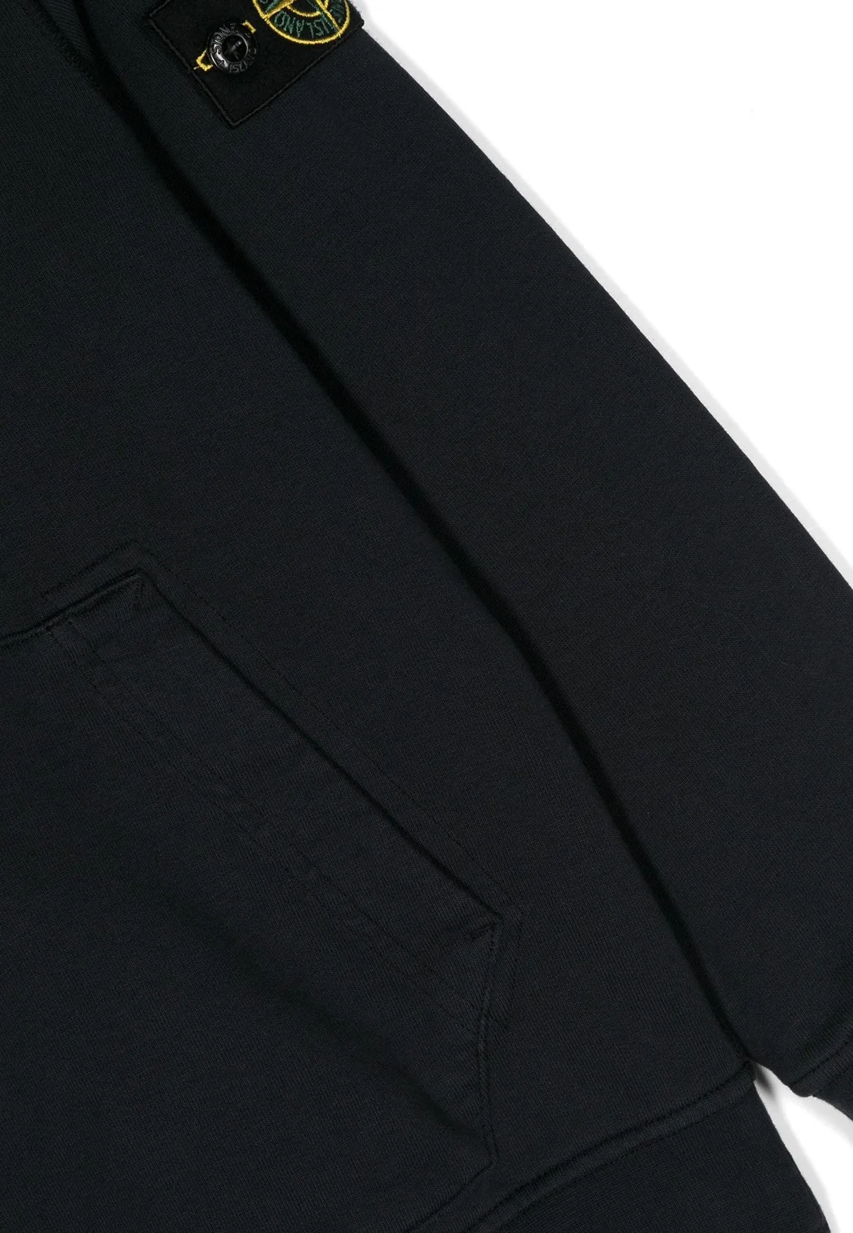 Stone Island felpa blu navy bambino in cotone
