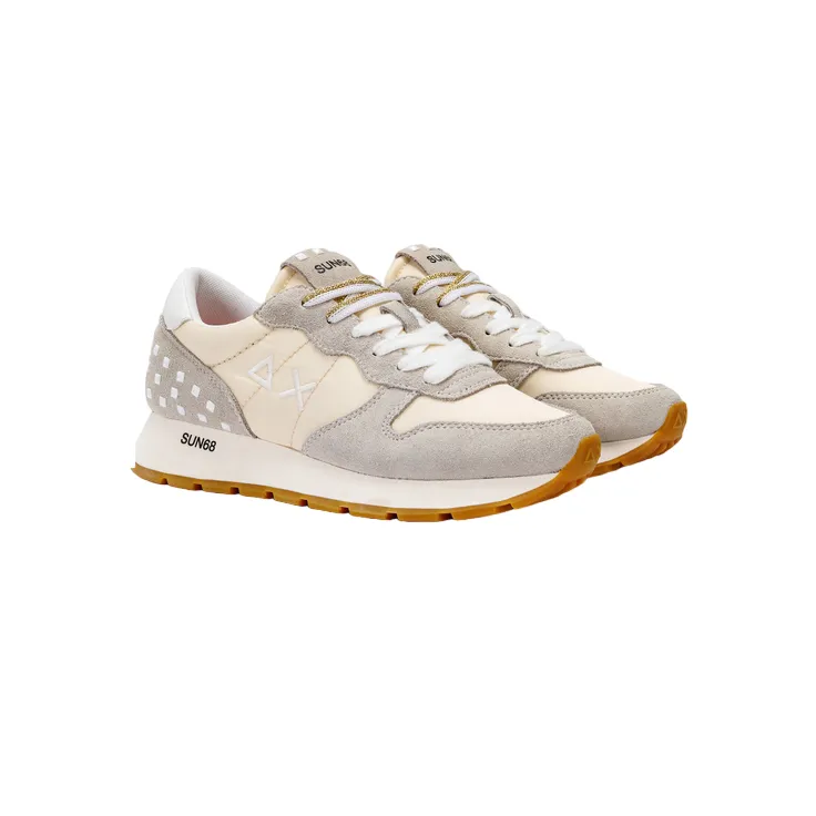 Sun68 Ally Studs Z33206 31 cream white women's sneakers