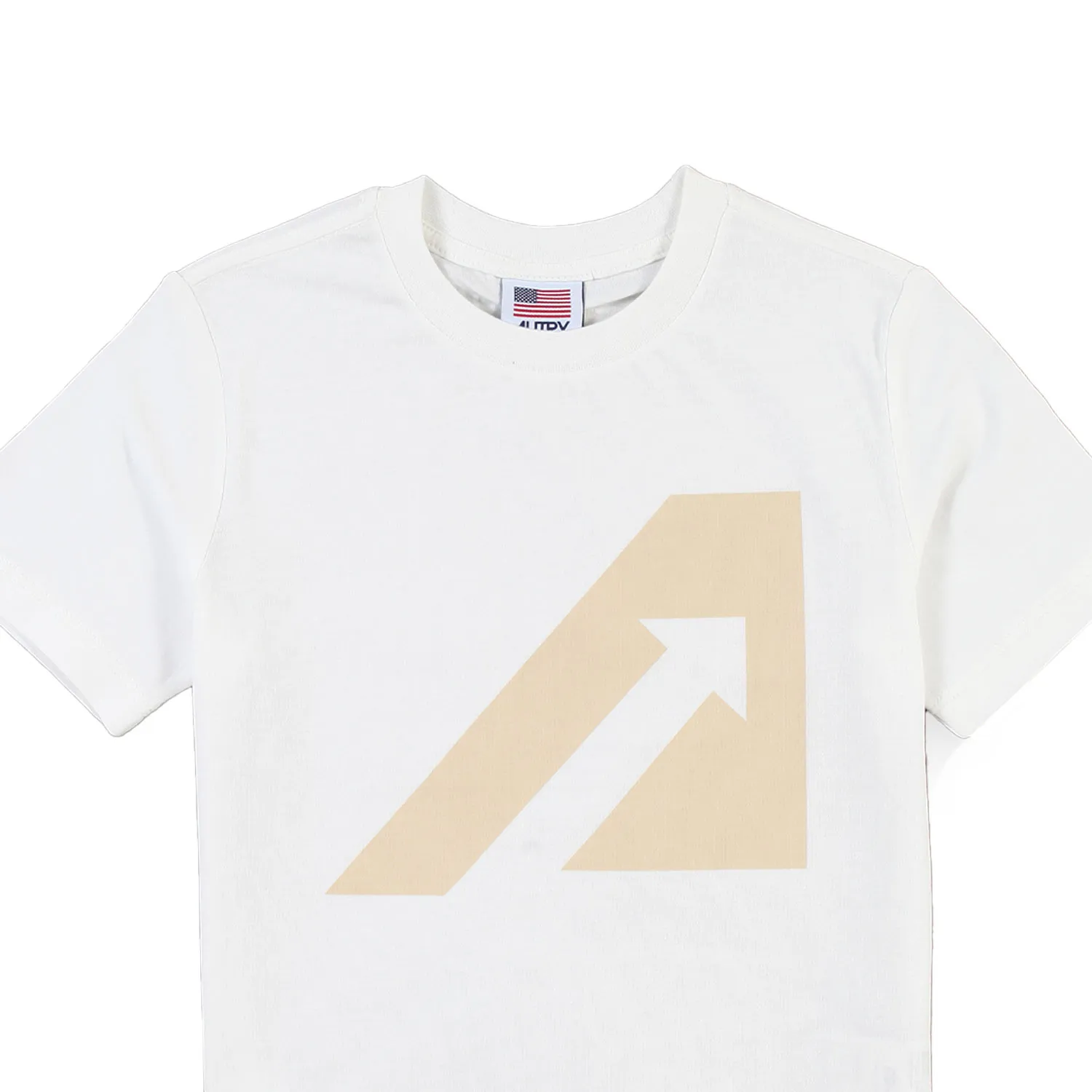 T-Shirt Autry Panna Con Logo Beige Bambino Bambina