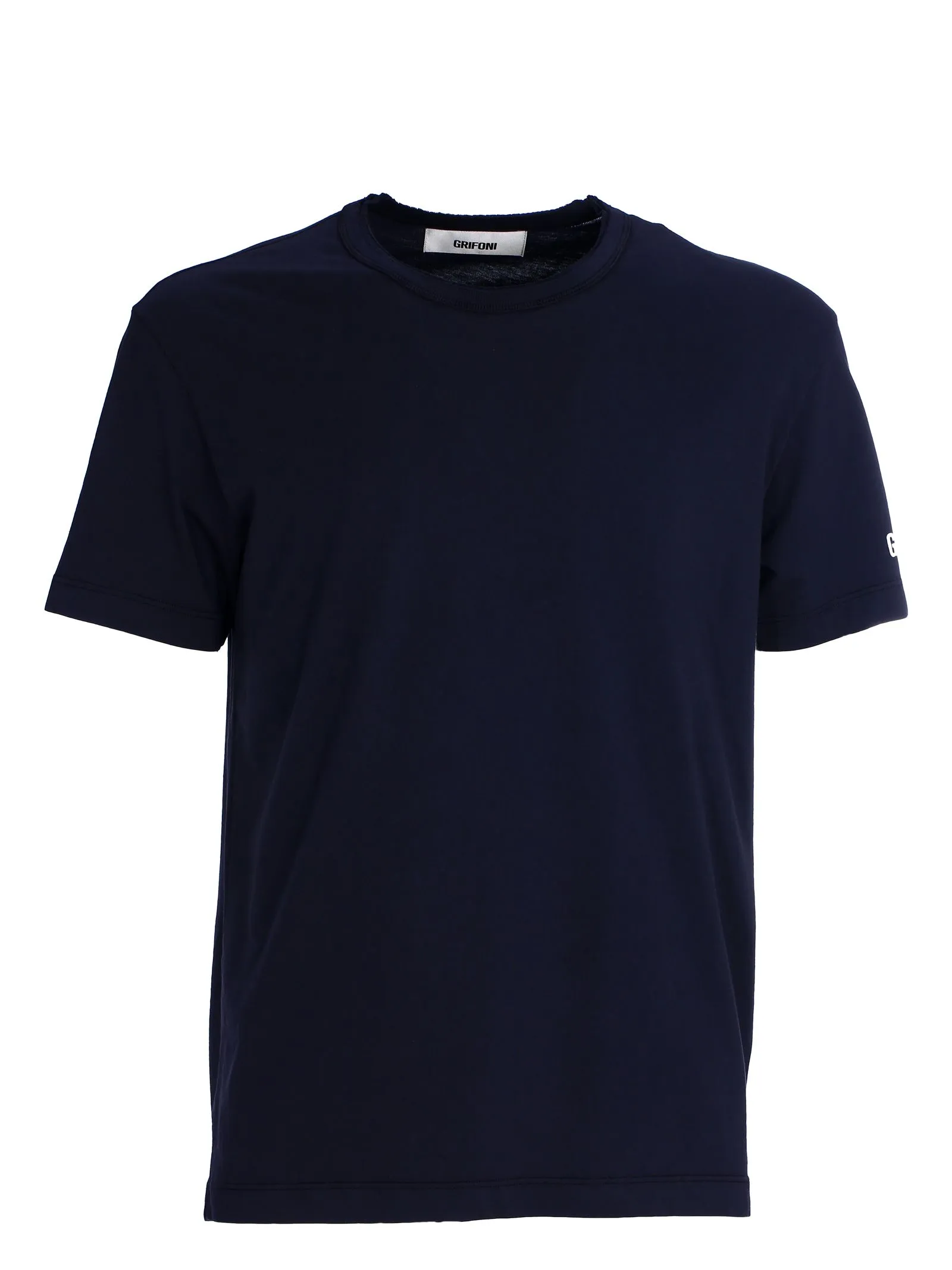 T-SHIRT NAVY IN COTONE