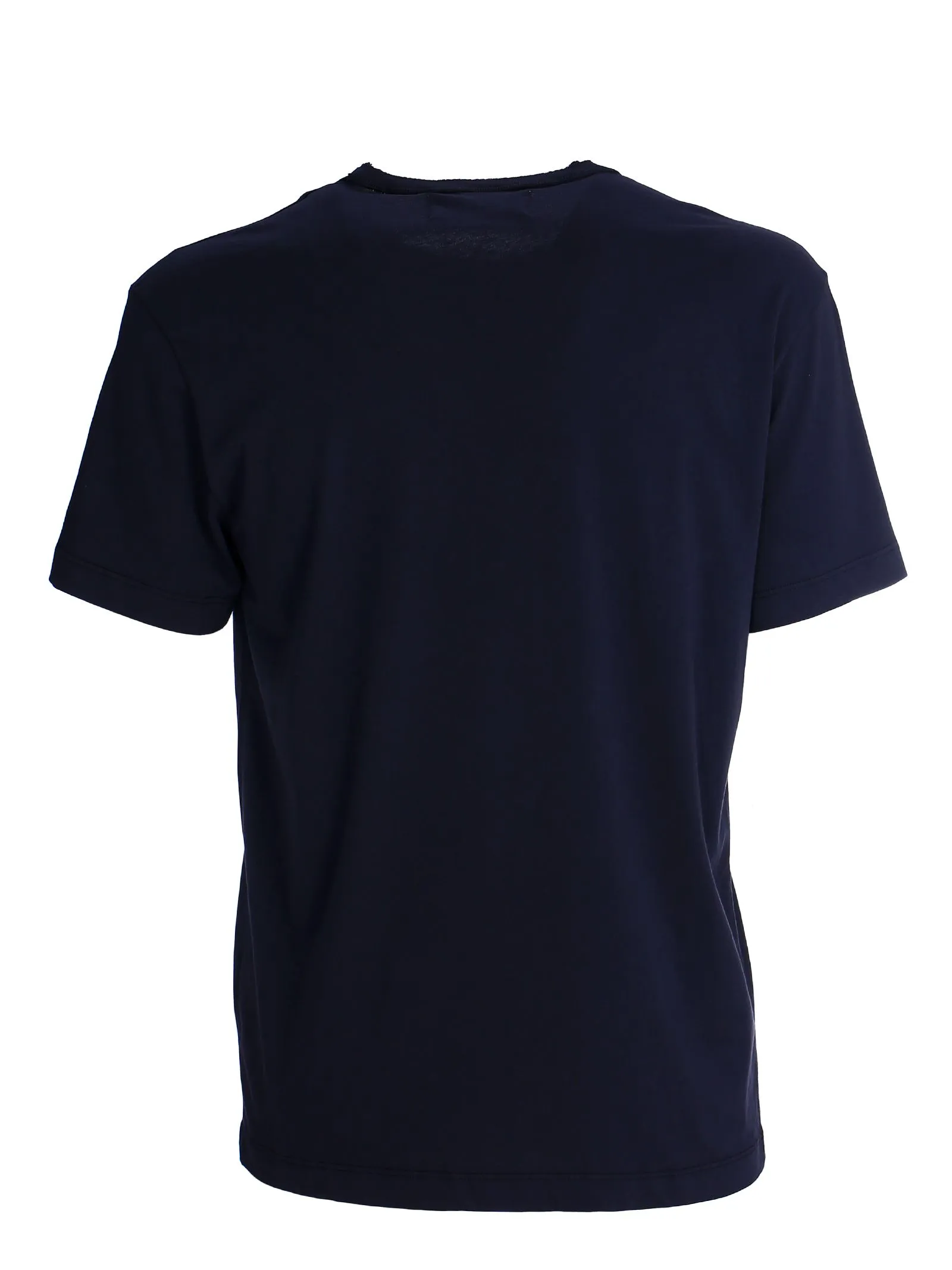 T-SHIRT NAVY IN COTONE
