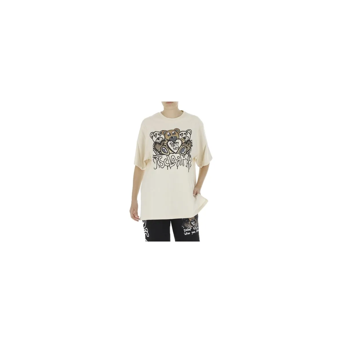 T-shirt Orsetti Party Hard Crema