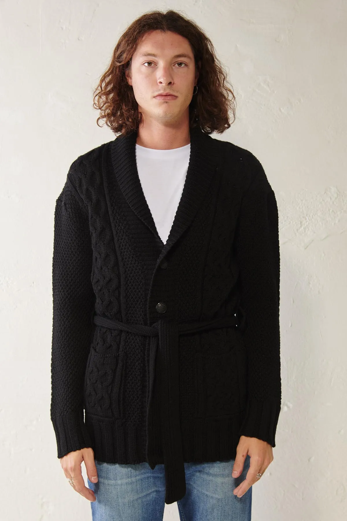 TAGLIATORE Giacca in maglia con cintura KNOX