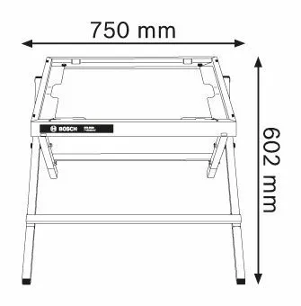 Tavolo BT Table GTA 6000 per banco sega GTS 10 XC 750 x 602 mm