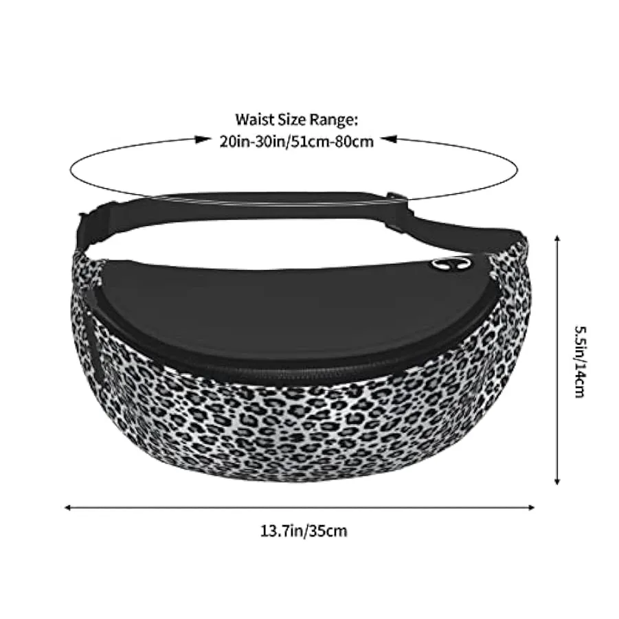 Texture Ripetizione Snow Leopard Marsupio Marsupio sportivo Marsupio Casual Marsupio per donna Uomo 236252314