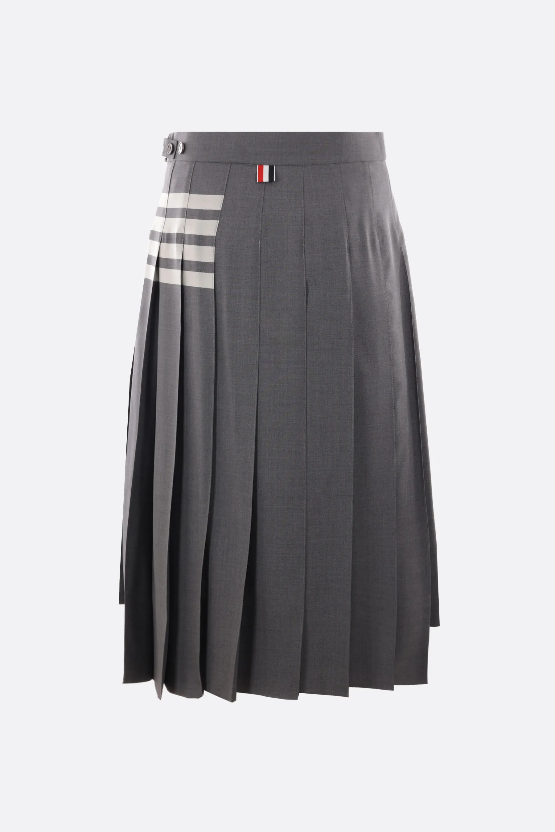  THOM BROWNE gonna in lana plissé 4bar 