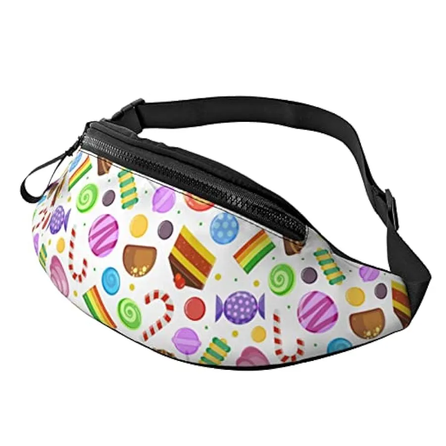 Toffee Candy Dessert Marsupio Marsupio a tracolla per uomo Donna. Marsupio per viaggi,passeggiate,corsa,escursionismo,pesca. 185