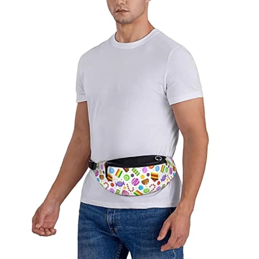 Toffee Candy Dessert Marsupio Marsupio a tracolla per uomo Donna. Marsupio per viaggi,passeggiate,corsa,escursionismo,pesca. 185