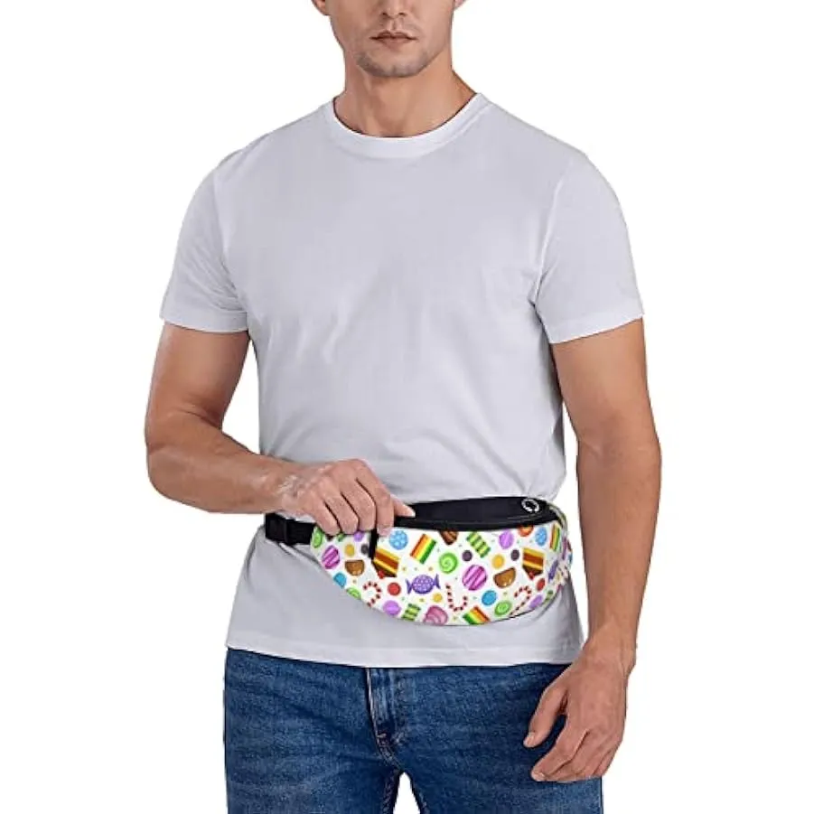 Toffee Candy Dessert Marsupio Marsupio a tracolla per uomo Donna. Marsupio per viaggi,passeggiate,corsa,escursionismo,pesca. 185