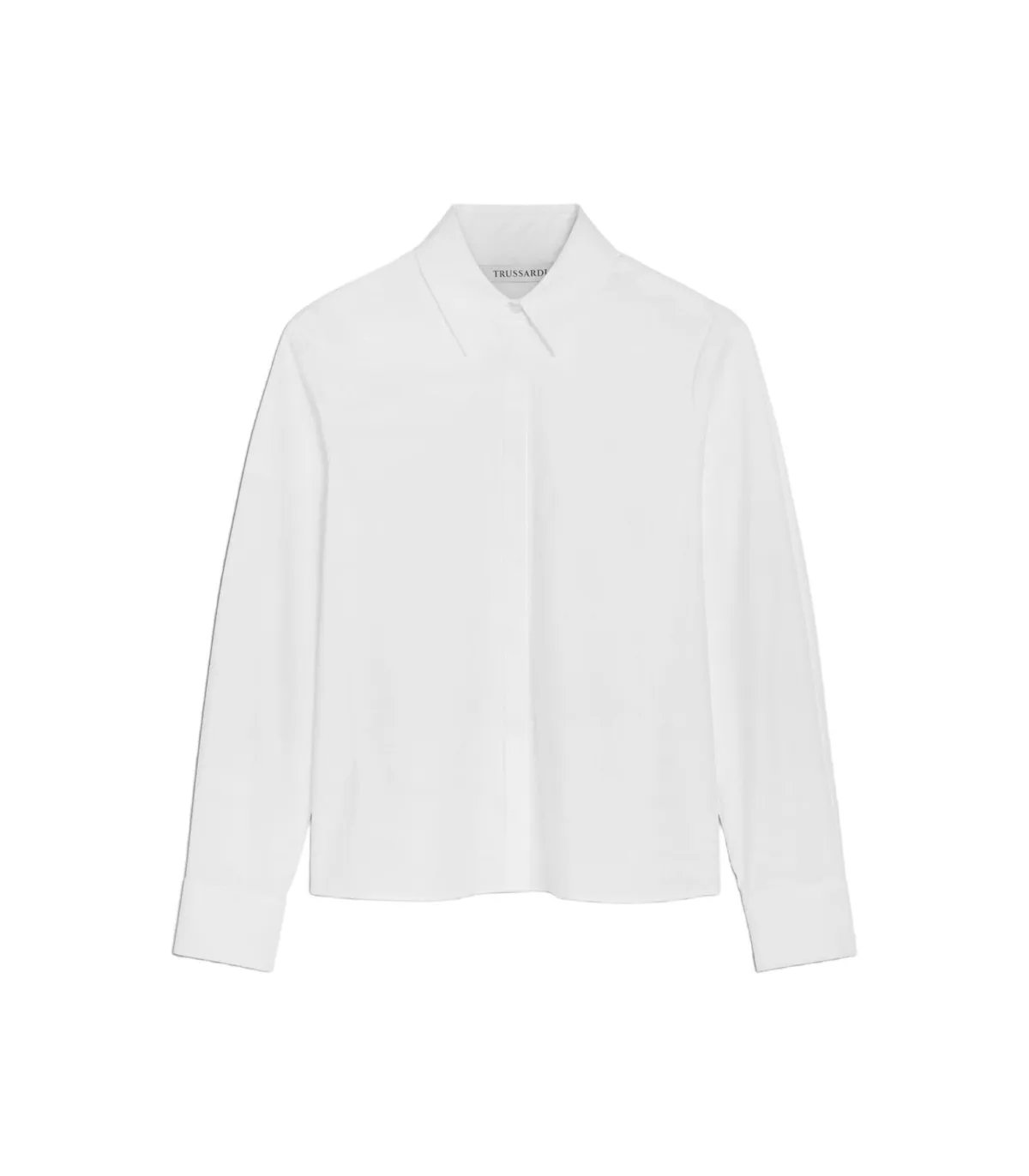 Trussardi Donna Camicia Manica lunga  Popeline Stretch