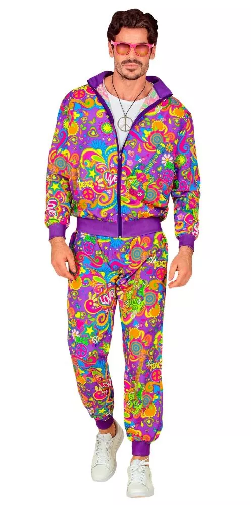 Tuta Neon Flower Power unisex