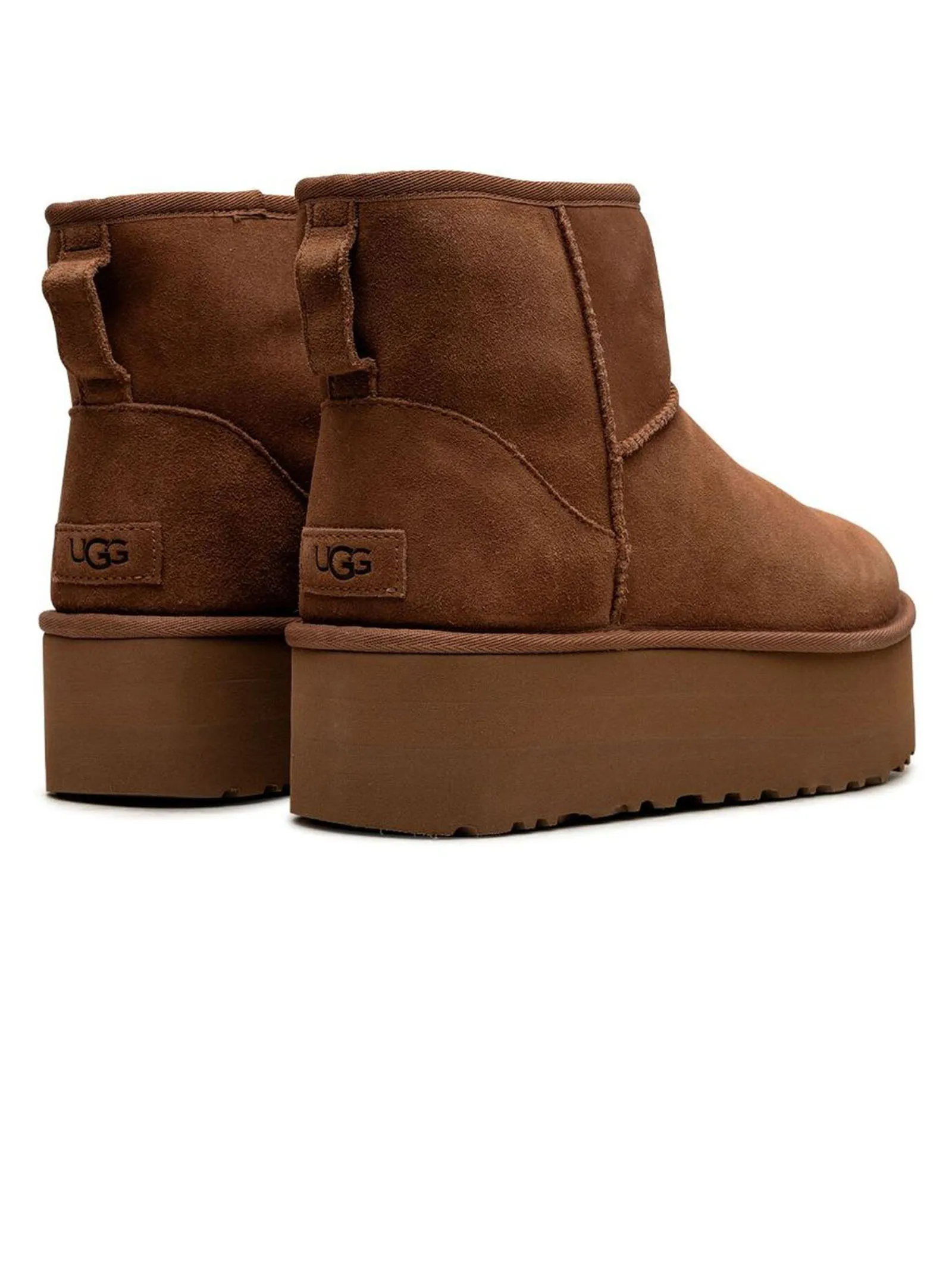 UGG Calzature,Stivaletti Stivali Classic Mini marrone con plateau 