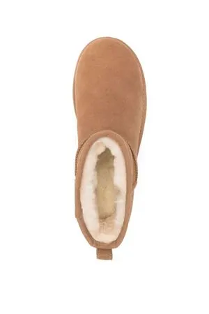 UGG Calzature,Stivaletti Stivali Classic Ultra Mini marrone con plateau 