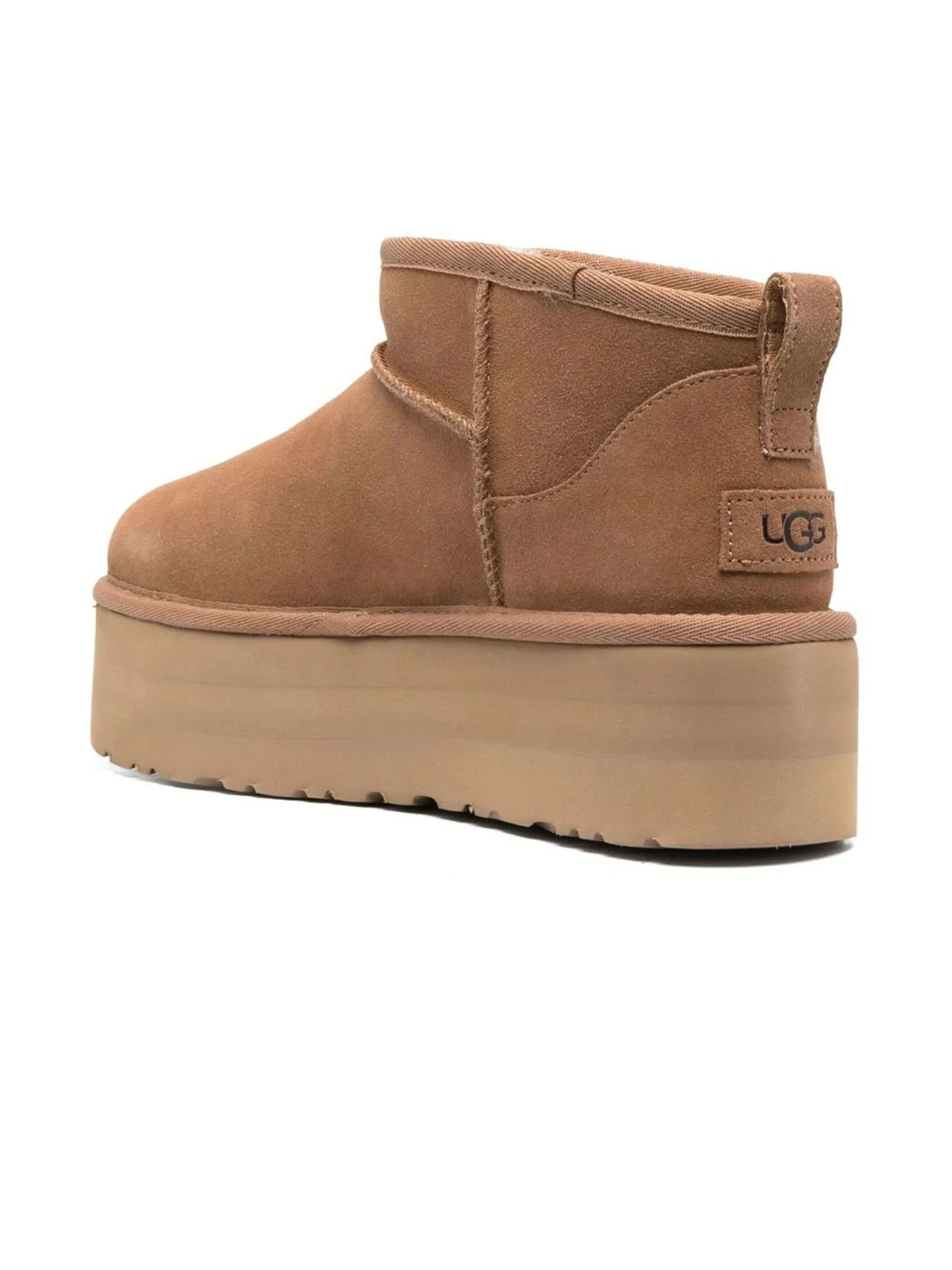 UGG Calzature,Stivaletti Stivali Classic Ultra Mini marrone con plateau 