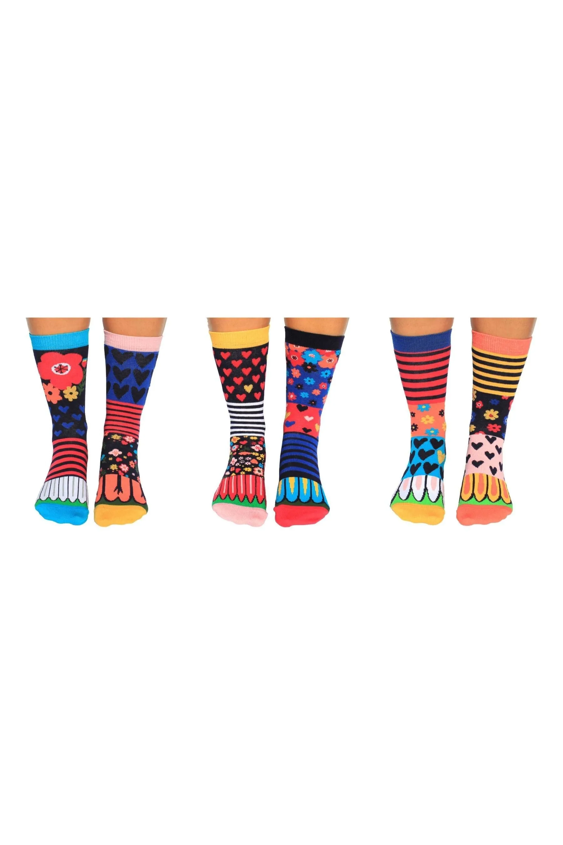 United Odd Socks - Calzini con fiori