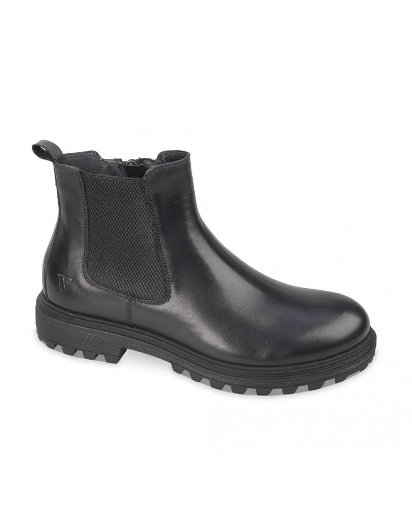 VALLEVERDE 49910 stivaletti beatles pelle nero