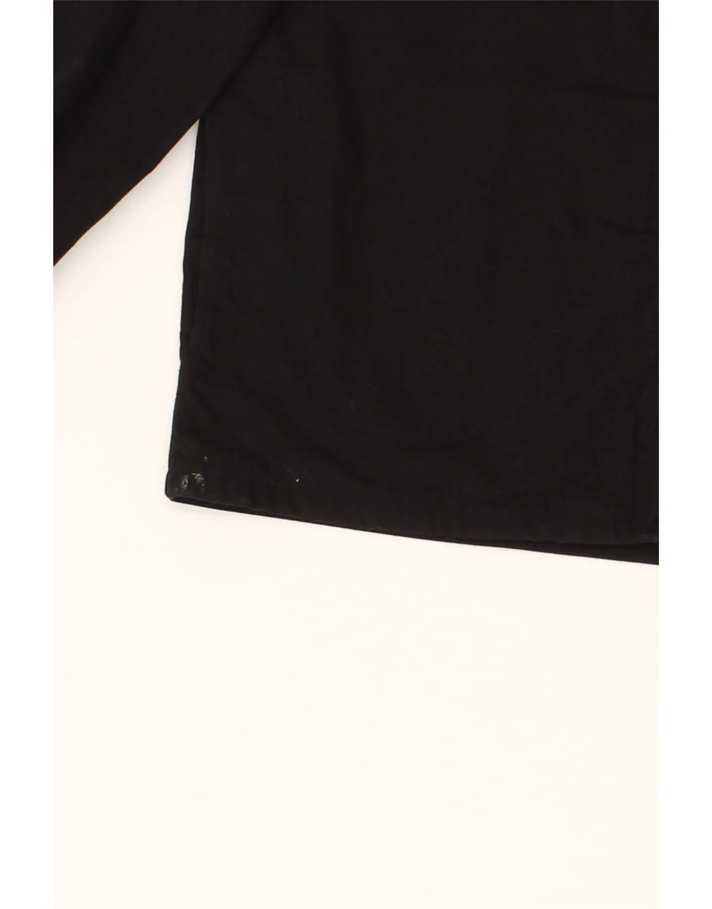 VANS Mens Overshirt Shirt Small Black Cotton