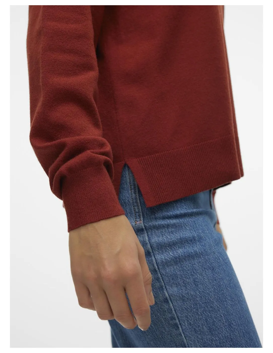 VERO MODA DONNA BREEZE LS V-NECK PULLOVER GA BOO