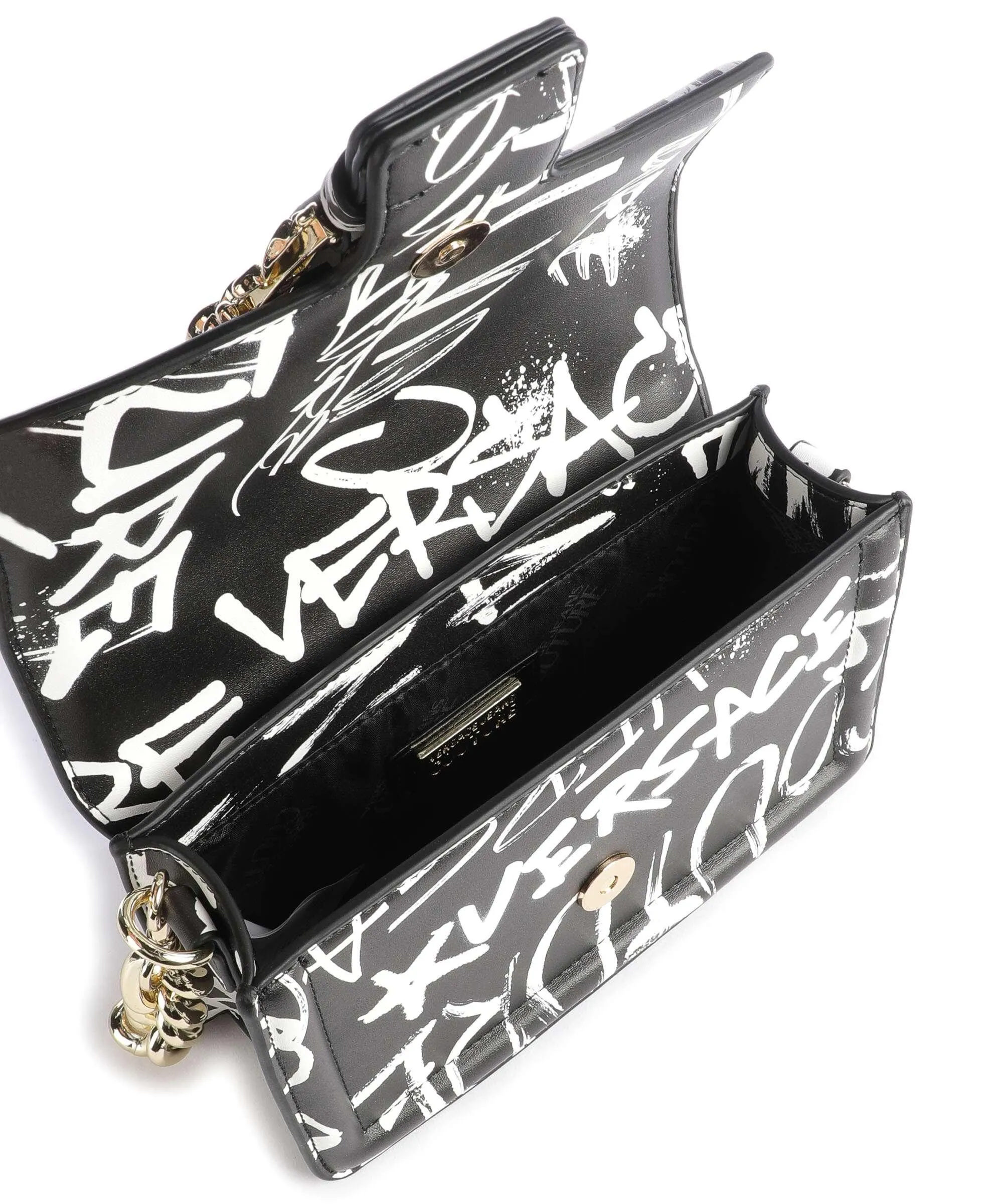  Versace Jeans Couture Couture 01 Borsa a spalla pelle sintetica nero  