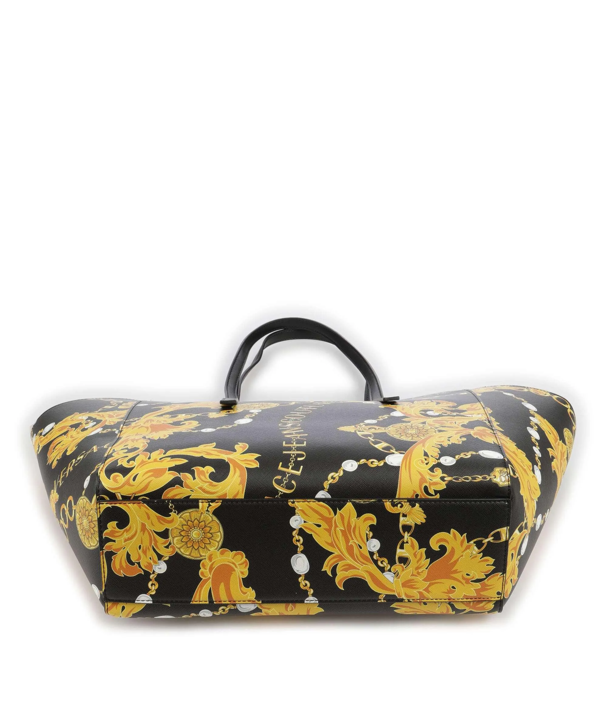  Versace Jeans Couture Graphic Borsa shopper pelle sintetica nero  