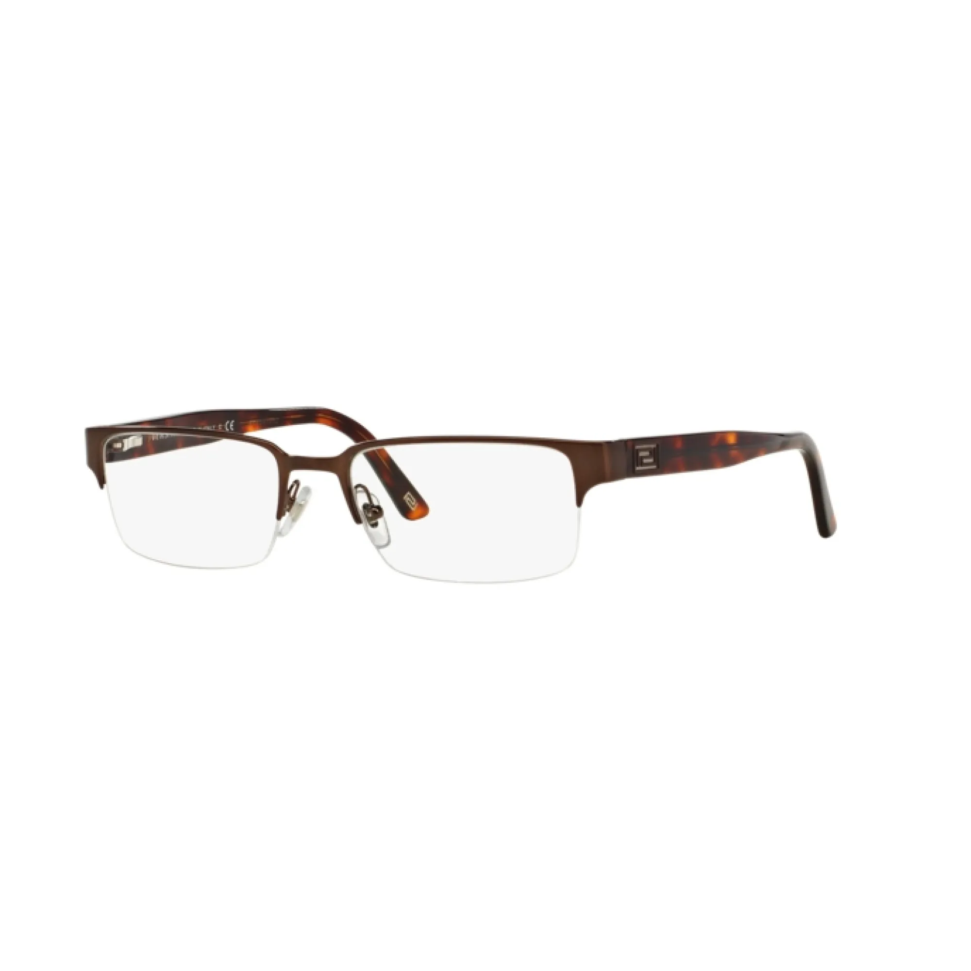   Versace VE 1184 - 1269 Spazzolato Marrone | Occhiale Da Vista Uomo 