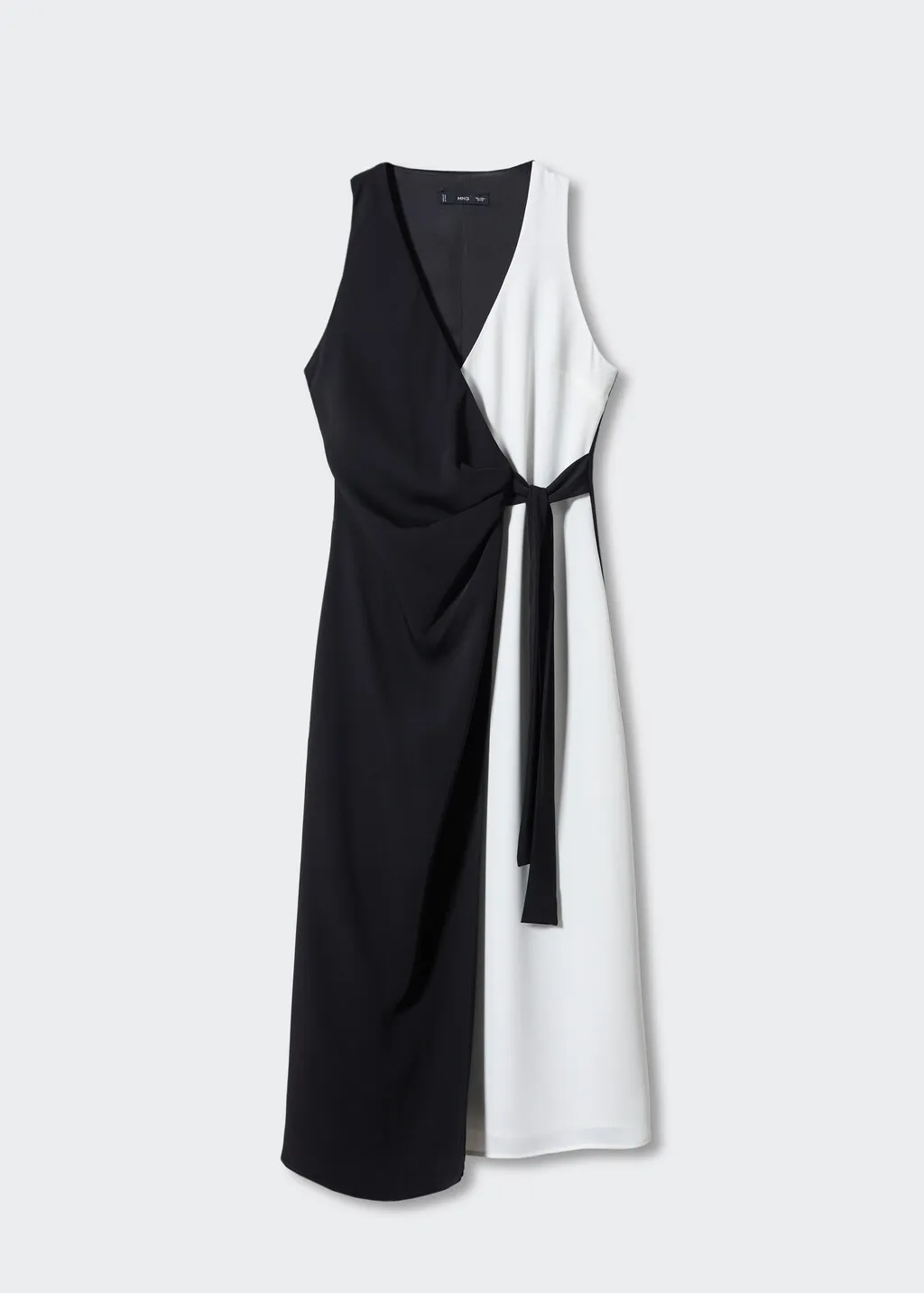 Vestito bicolore fiocco