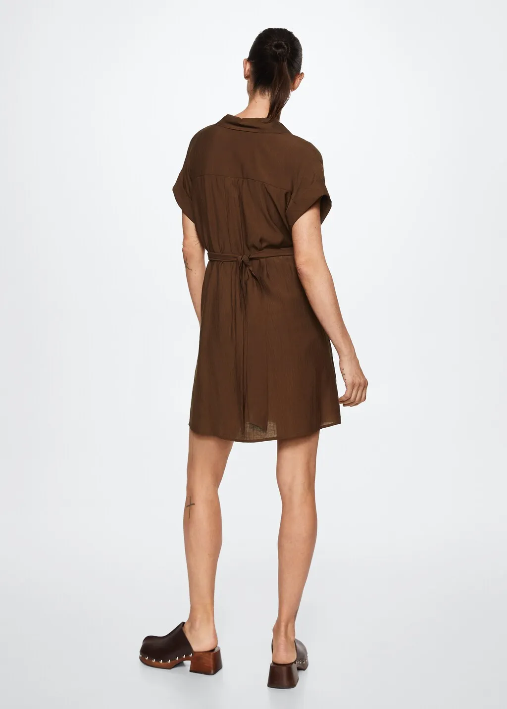 Vestito camicione fiocco