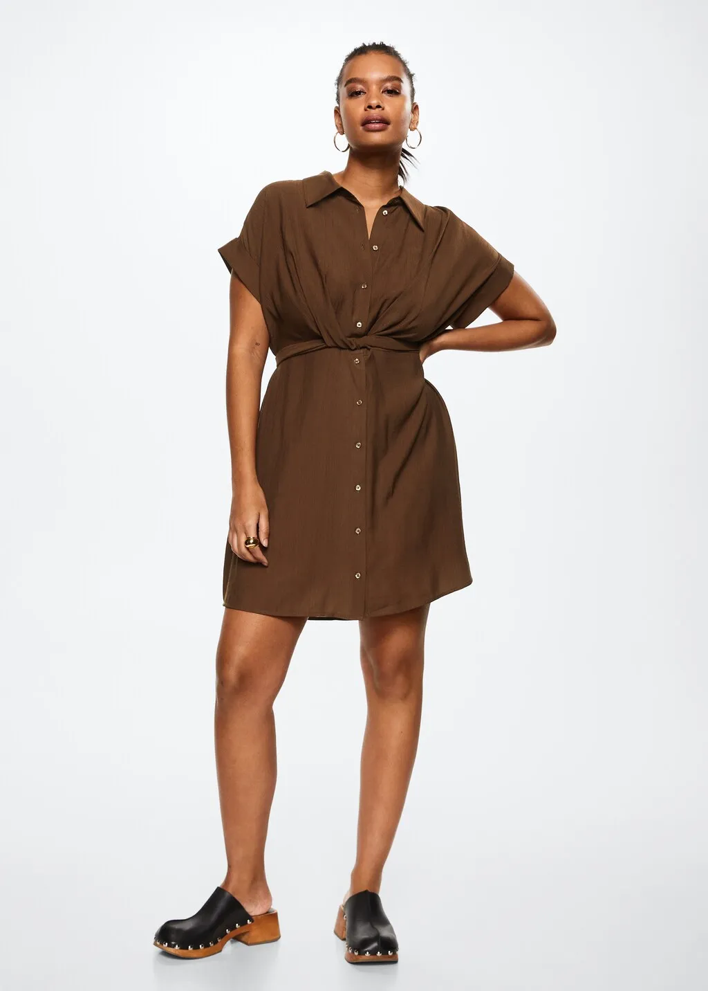 Vestito camicione fiocco
